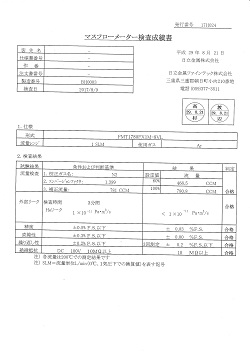 第4275号 日立金属製ﾏｽﾌﾛｰｺﾝﾄﾛｰﾗｰ / ﾏｽﾌﾛｰﾒｰﾀｰ 200℃仕様 [ブログ] 川口